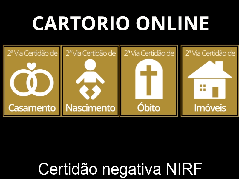 Certidão negativa NIRF